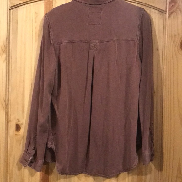 American Eagle mauve button down - Picture 3 of 4